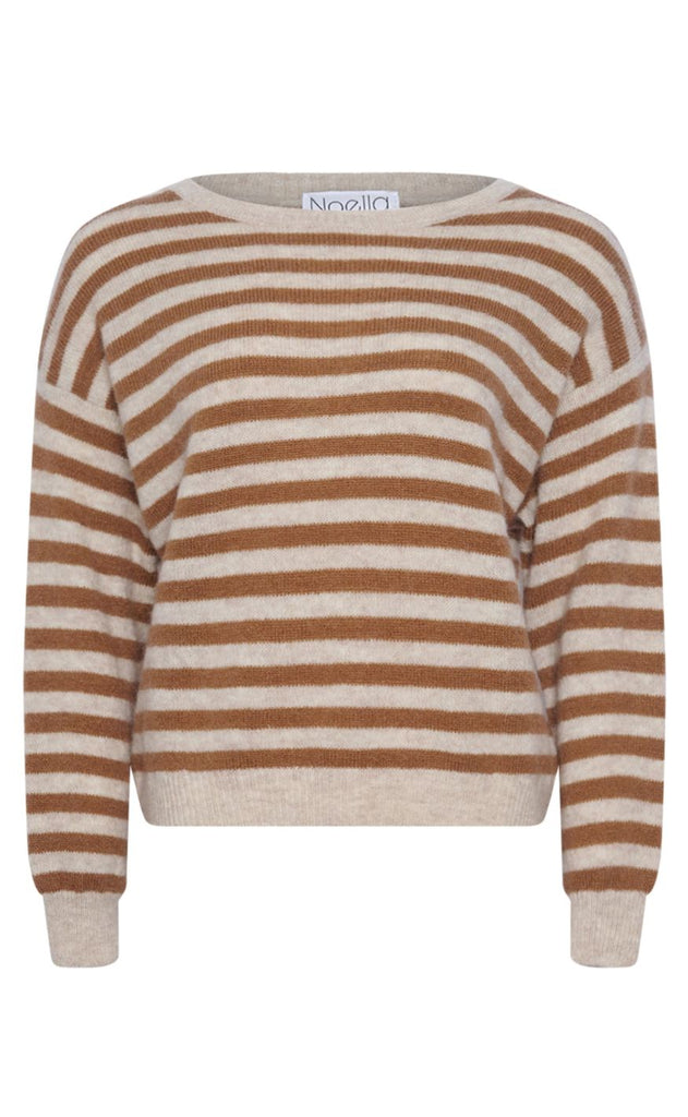 Noella Strik - Juliana Knit - Grey/Brown Stripe