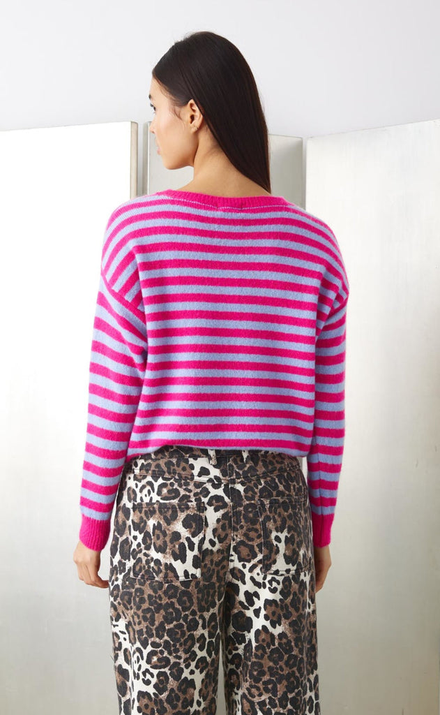 Noella Strik - Juliana Knit - Pink/Blue Stripe