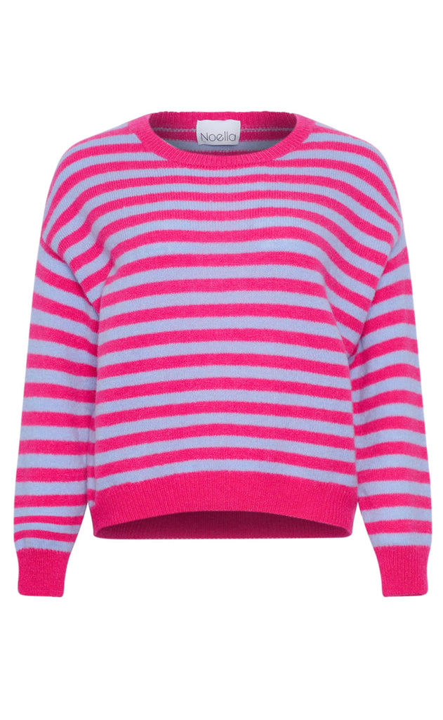 Noella Strik - Juliana Knit - Pink/Blue Stripe