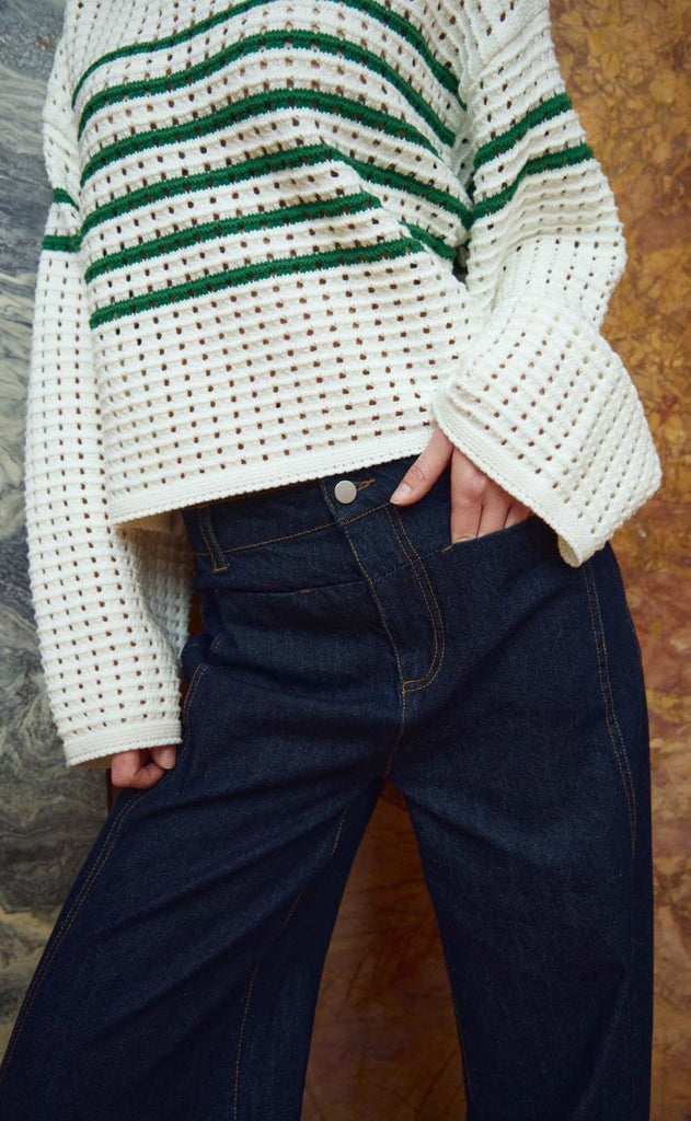 Noella Strik - Leen - Talani Green Stripe