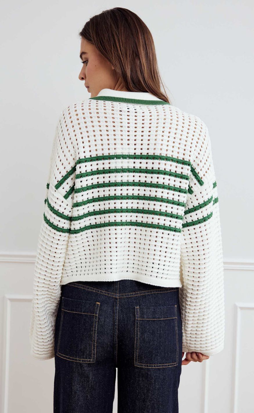 Noella Strik - Leen - Talani Green Stripe