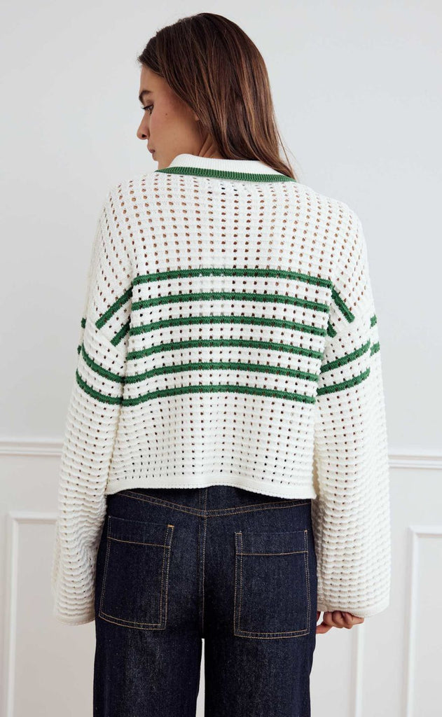 Noella Strik - Leen - Talani Green Stripe