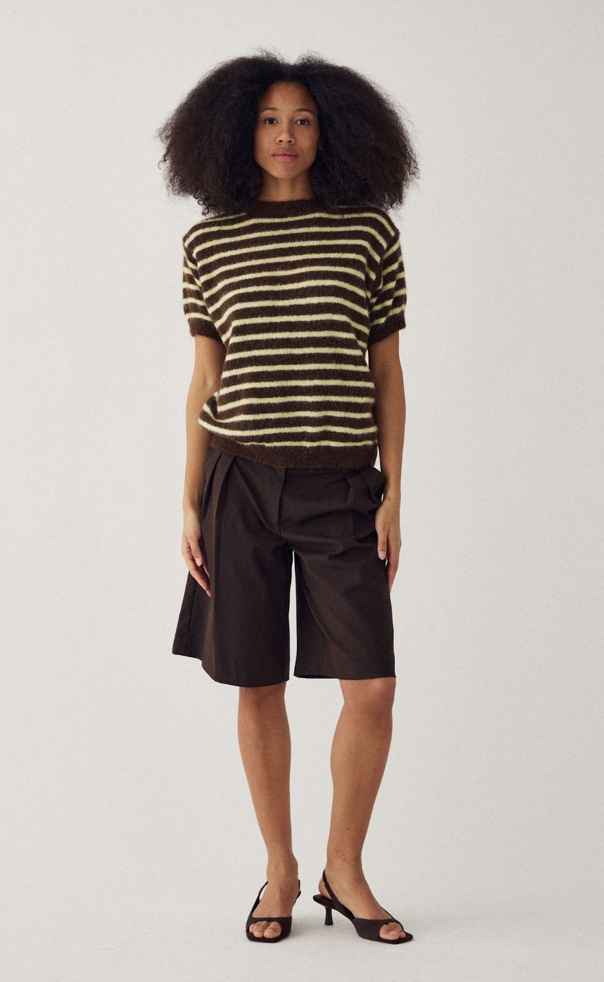 Noella Strik - Monikah - Brown Yellow Stripe