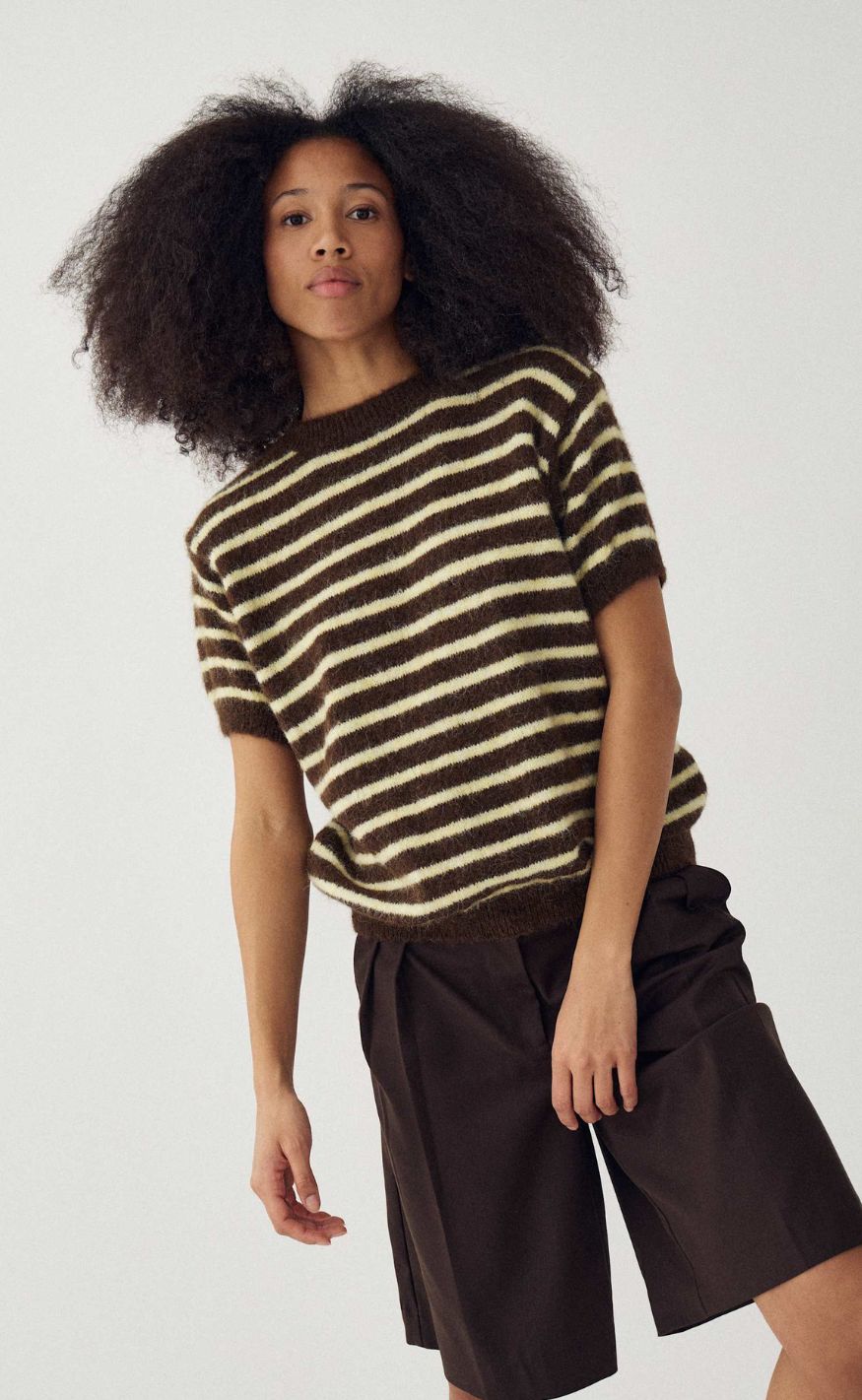Noella Strik - Monikah - Brown Yellow Stripe