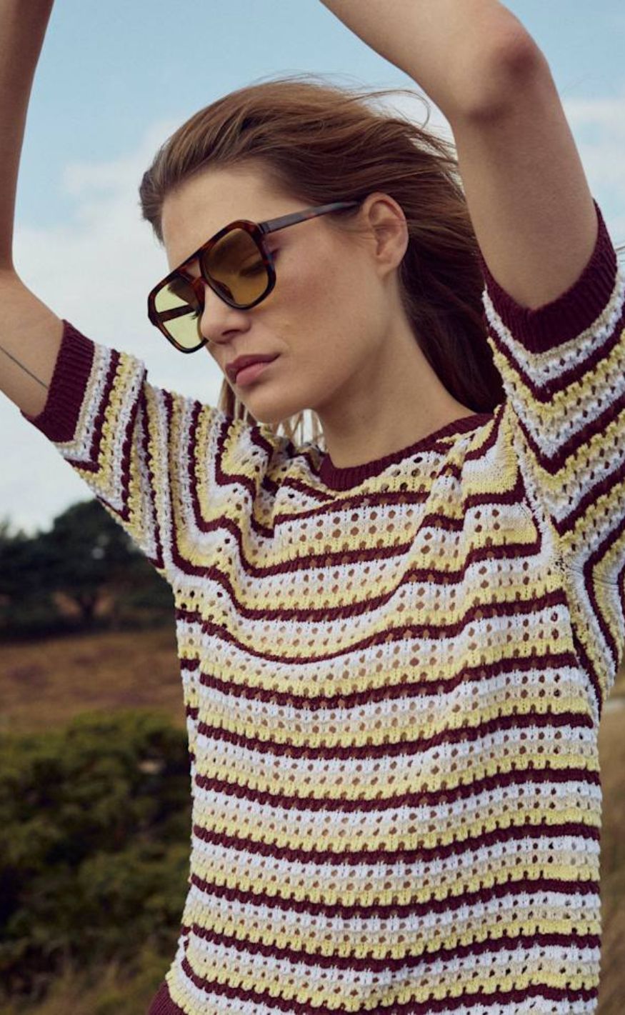 Noella Strik - N-Maylin - Dinah Brown Stripe