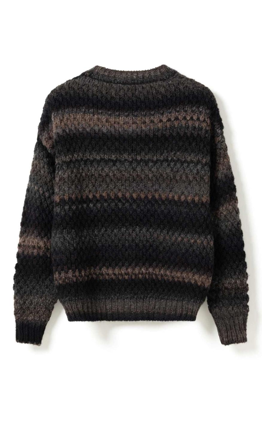 Noella Striktrøje - Gio Knit - Brown Grey Mix