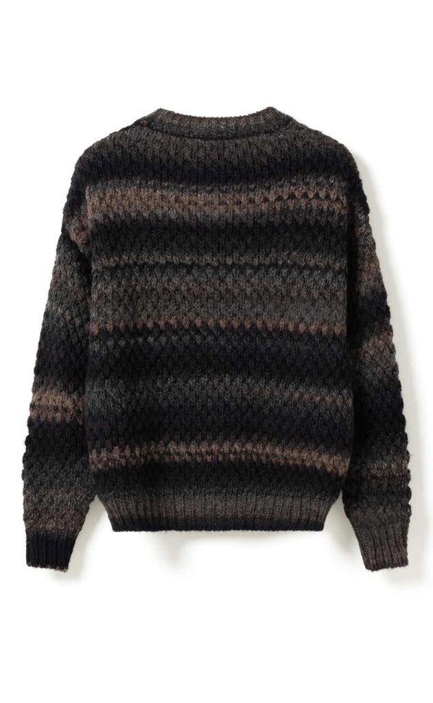 Noella Striktrøje - Gio Knit - Brown Grey Mix
