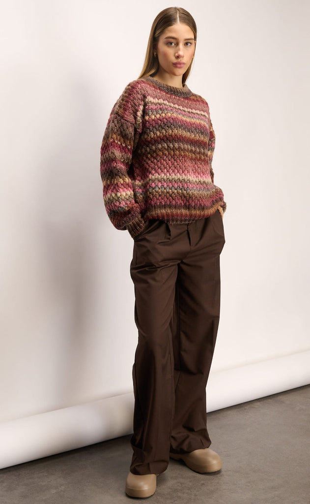 Noella Sweater- Gio - Rust Mix