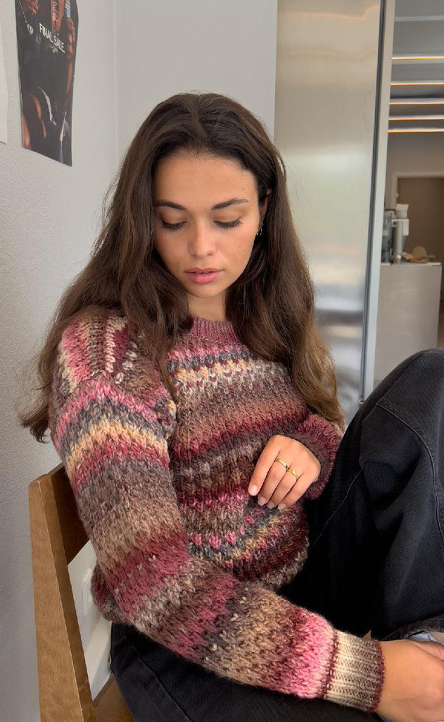 Noella Sweater- Gio - Rust Mix