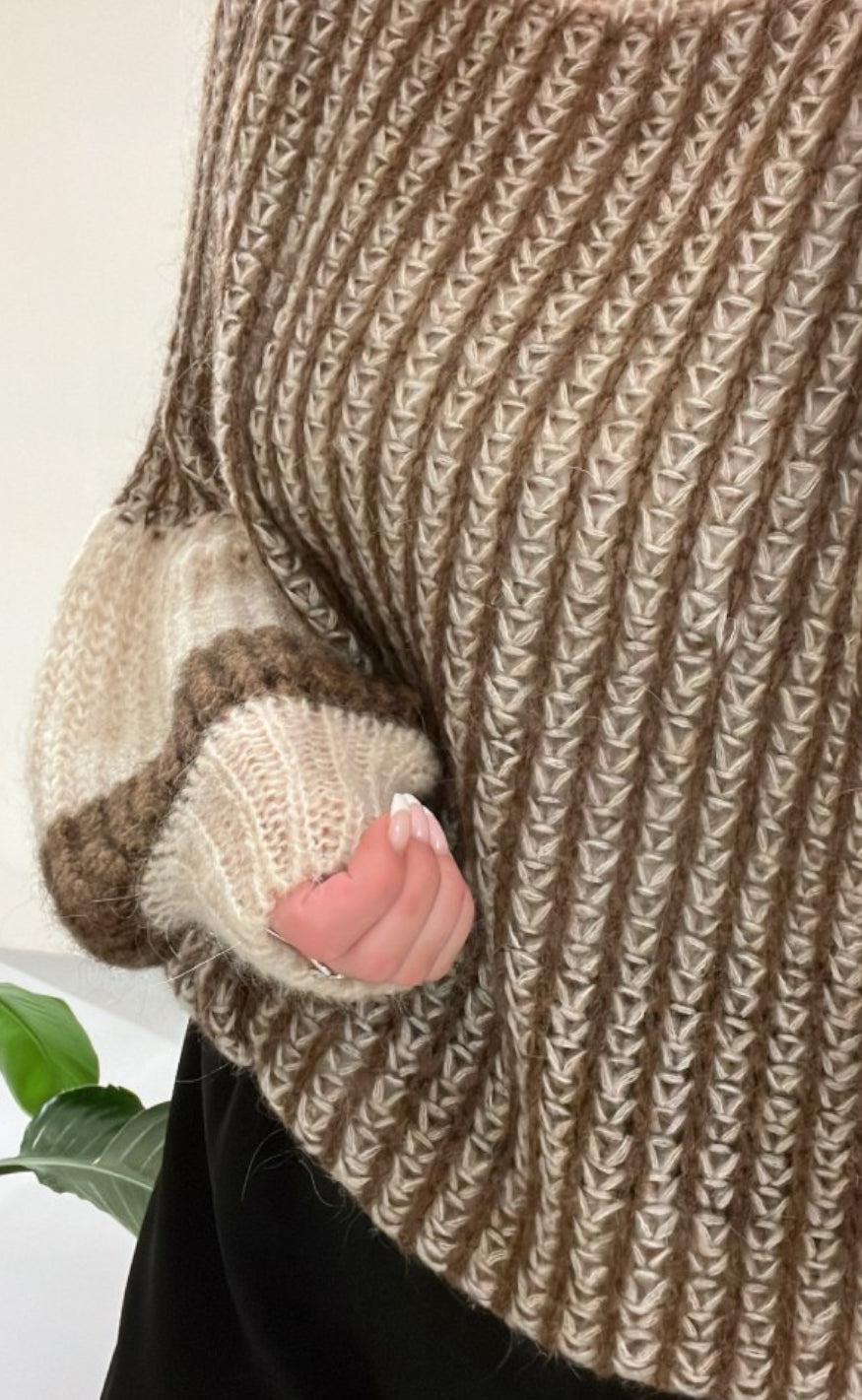 Noella Sweater - Liana - Beige/Brown