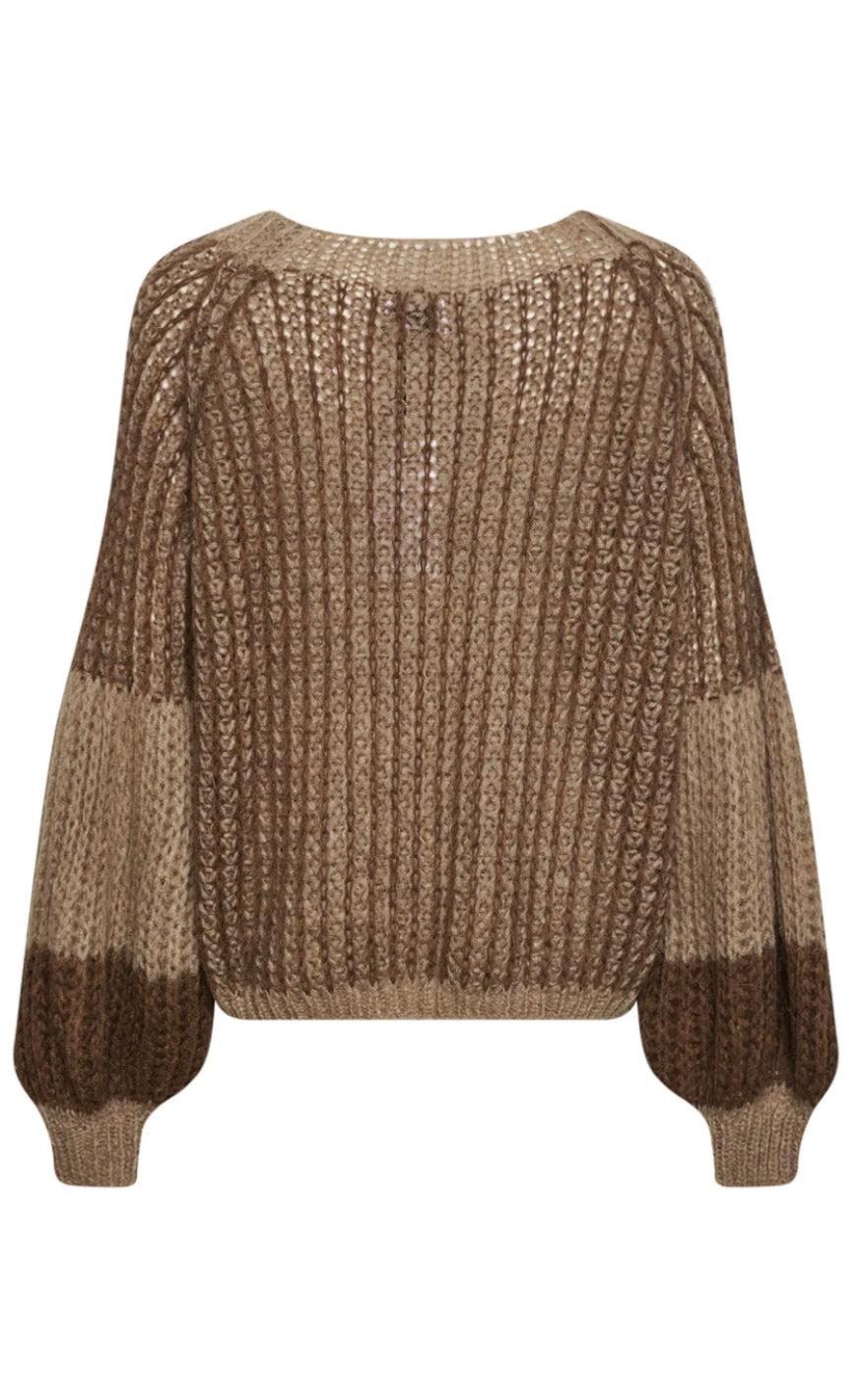 Noella Sweater - Liana - Brown/Camel