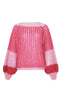 Noella Sweater - Liana Knit - Pink Bubblegum