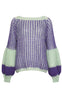 Noella Sweater - Liana - Lilac/Sage