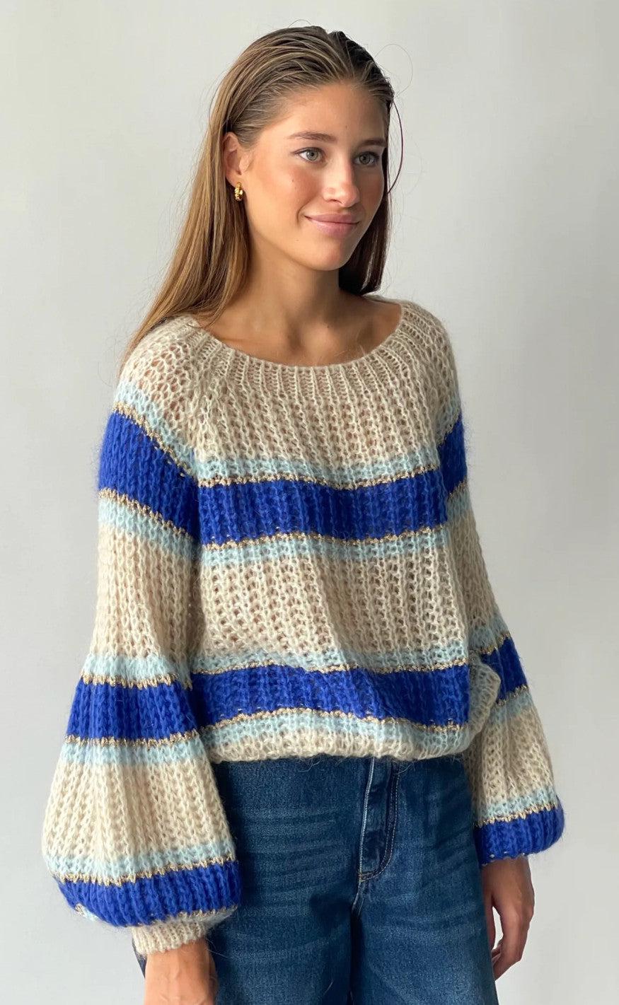 Noella Sweater - Pacific - Blue Mix