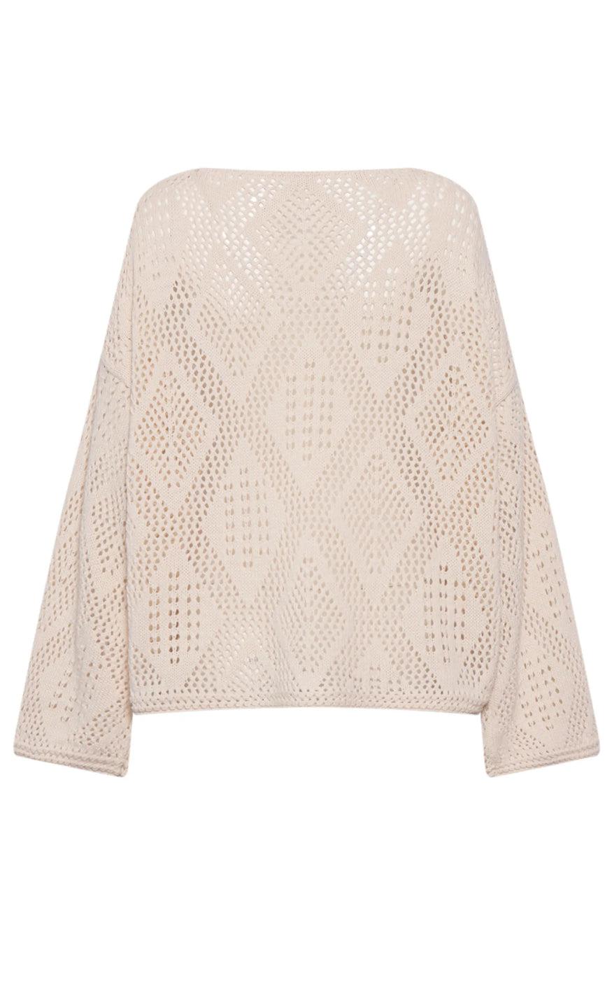 Noella Sweater - Seattle - Offwhite