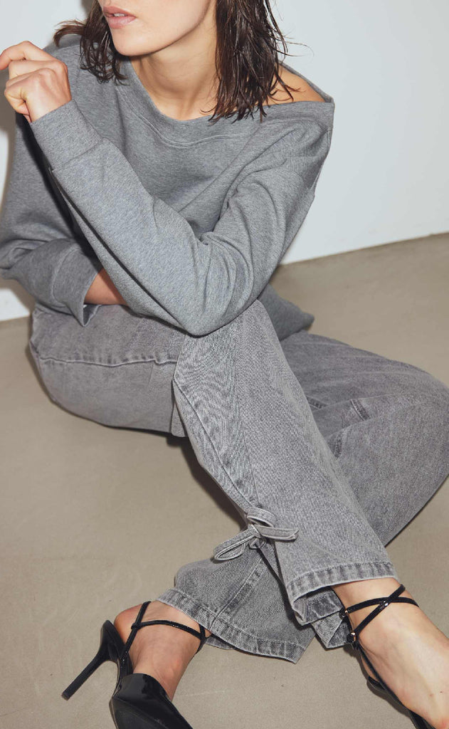 Noella Sweatshirt - Meilani - Medium Grey Mel.