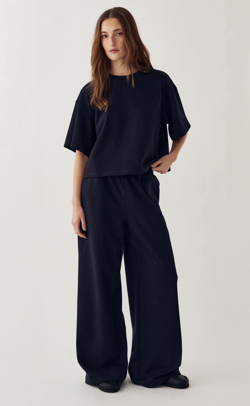 Noella T-Shirt - Maple - Navy