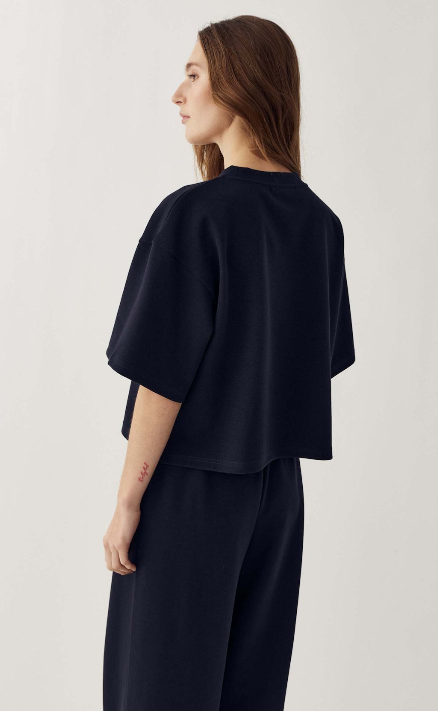 Noella T-Shirt - Maple - Navy