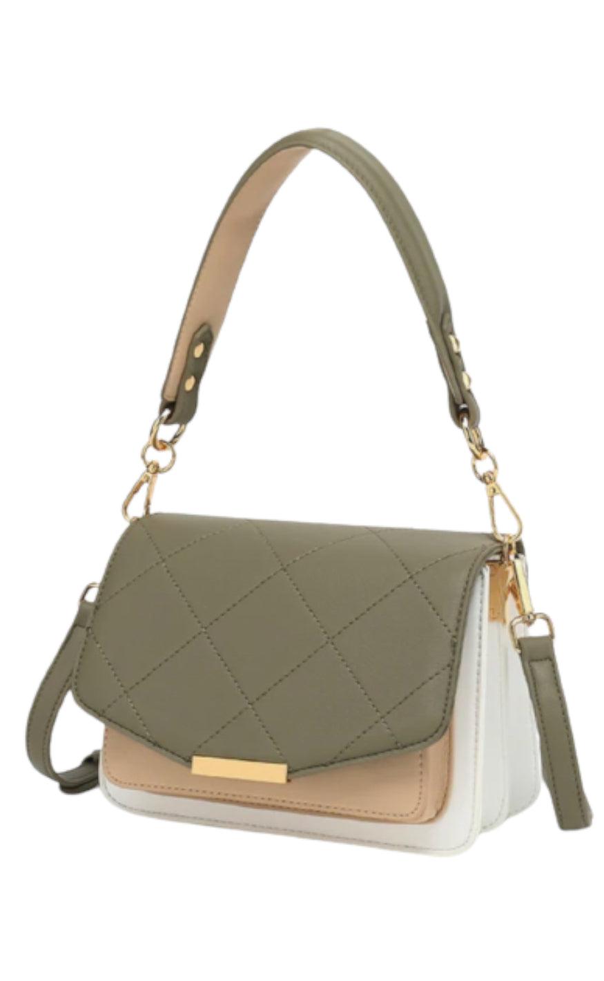 Noella Taske - Blanca Multi Comparment - Army/ White/ Beige