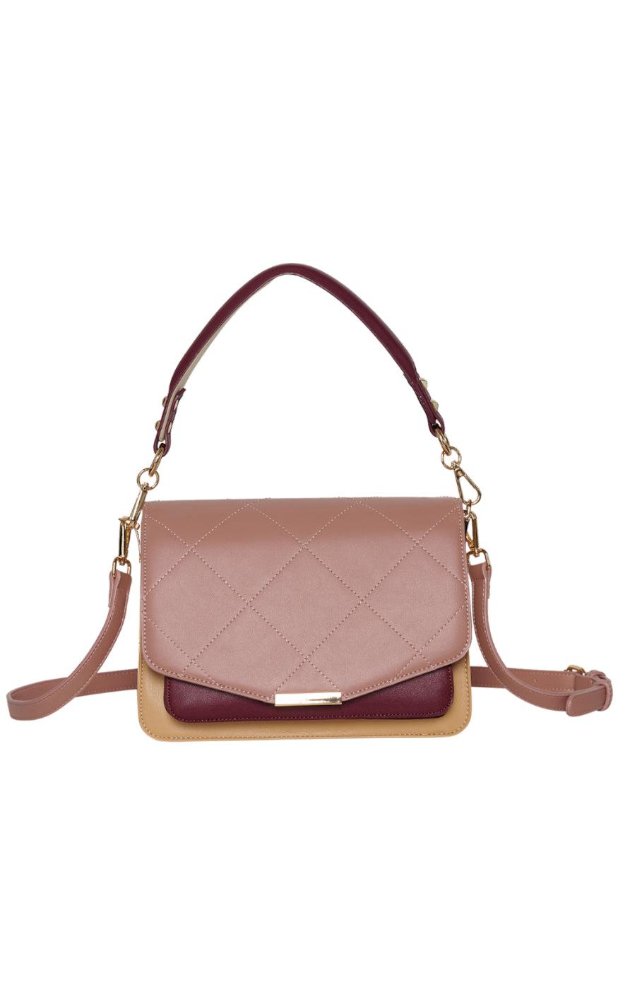 Noella Taske - Blanca Multi Compartment - Blush/Camel/Plum Mix