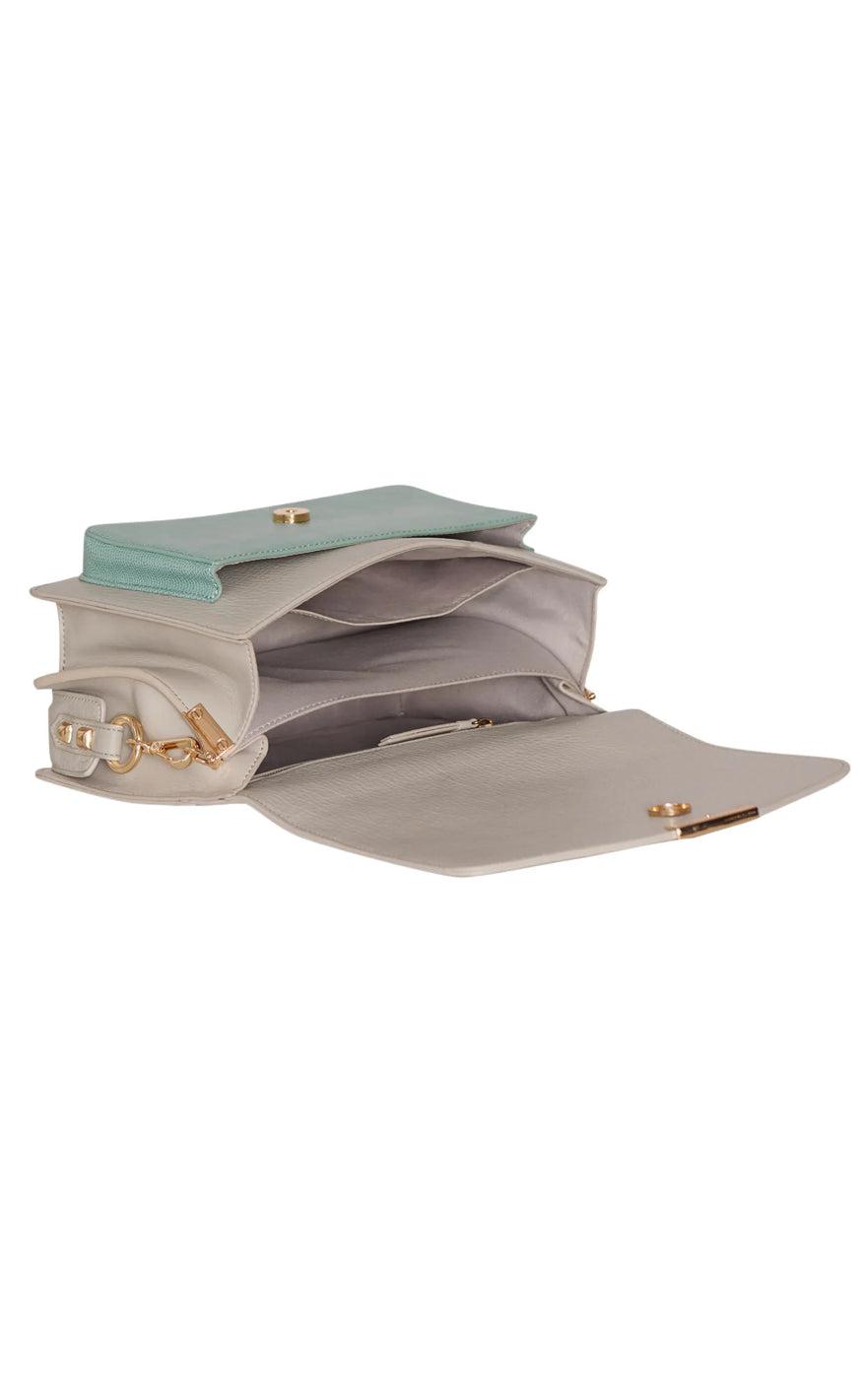 Noella Taske - Blanca Multi Compartment - Mint Lizard/Grey