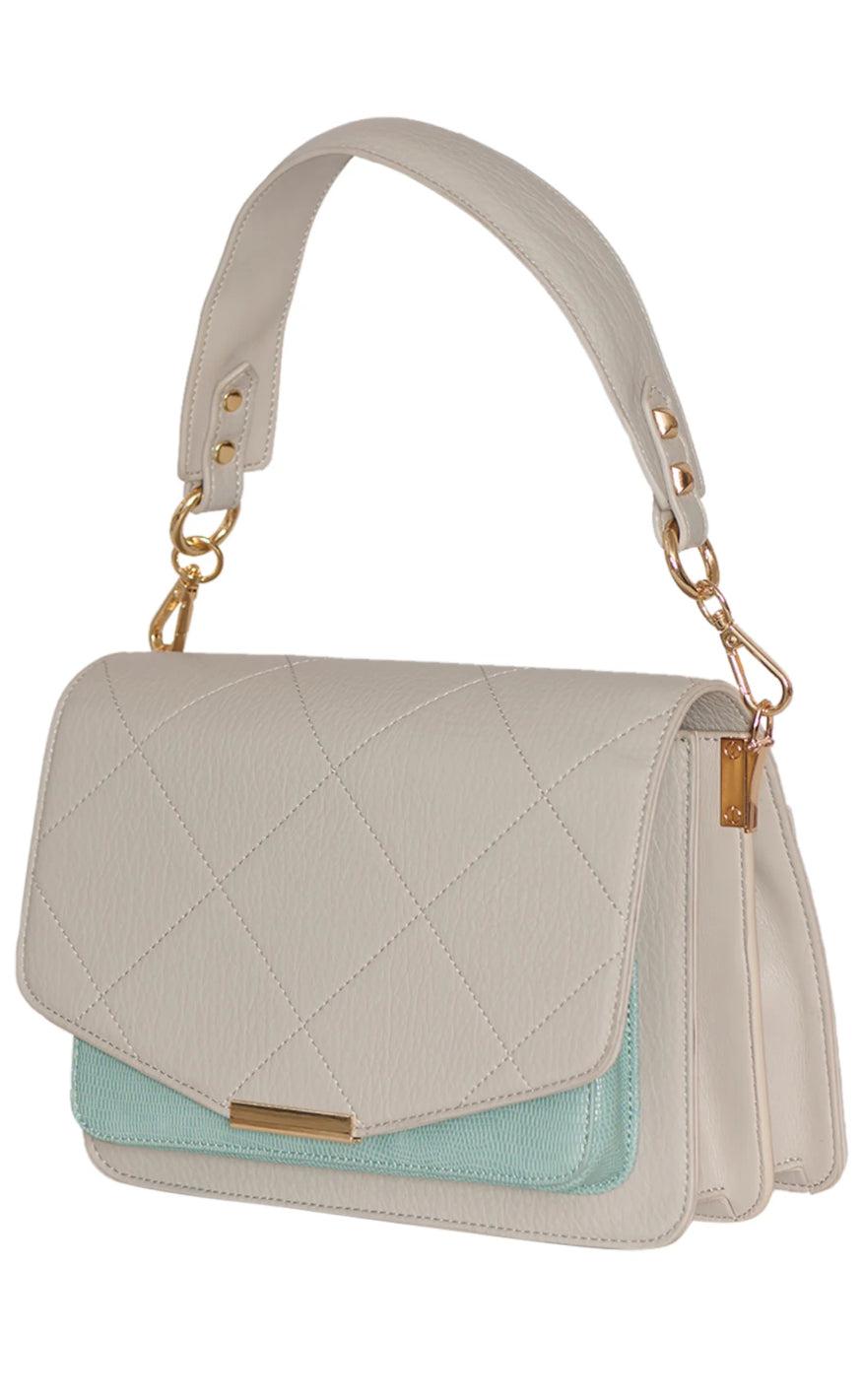 Noella Taske - Blanca Multi Compartment - Mint Lizard/Grey