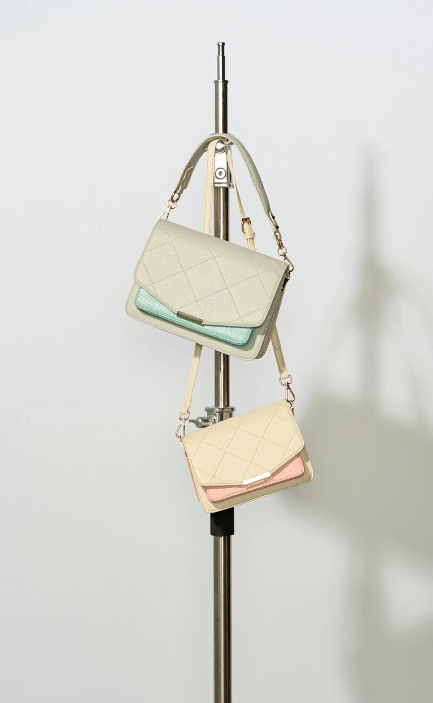 Noella Taske - Blanca Multi Compartment - Mint Lizard/Grey