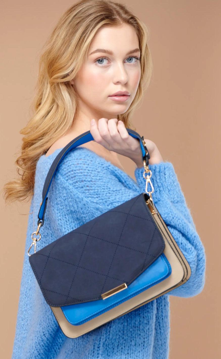 Noella Taske - Blanca Multi Compartment - Navy/Sand/Blue