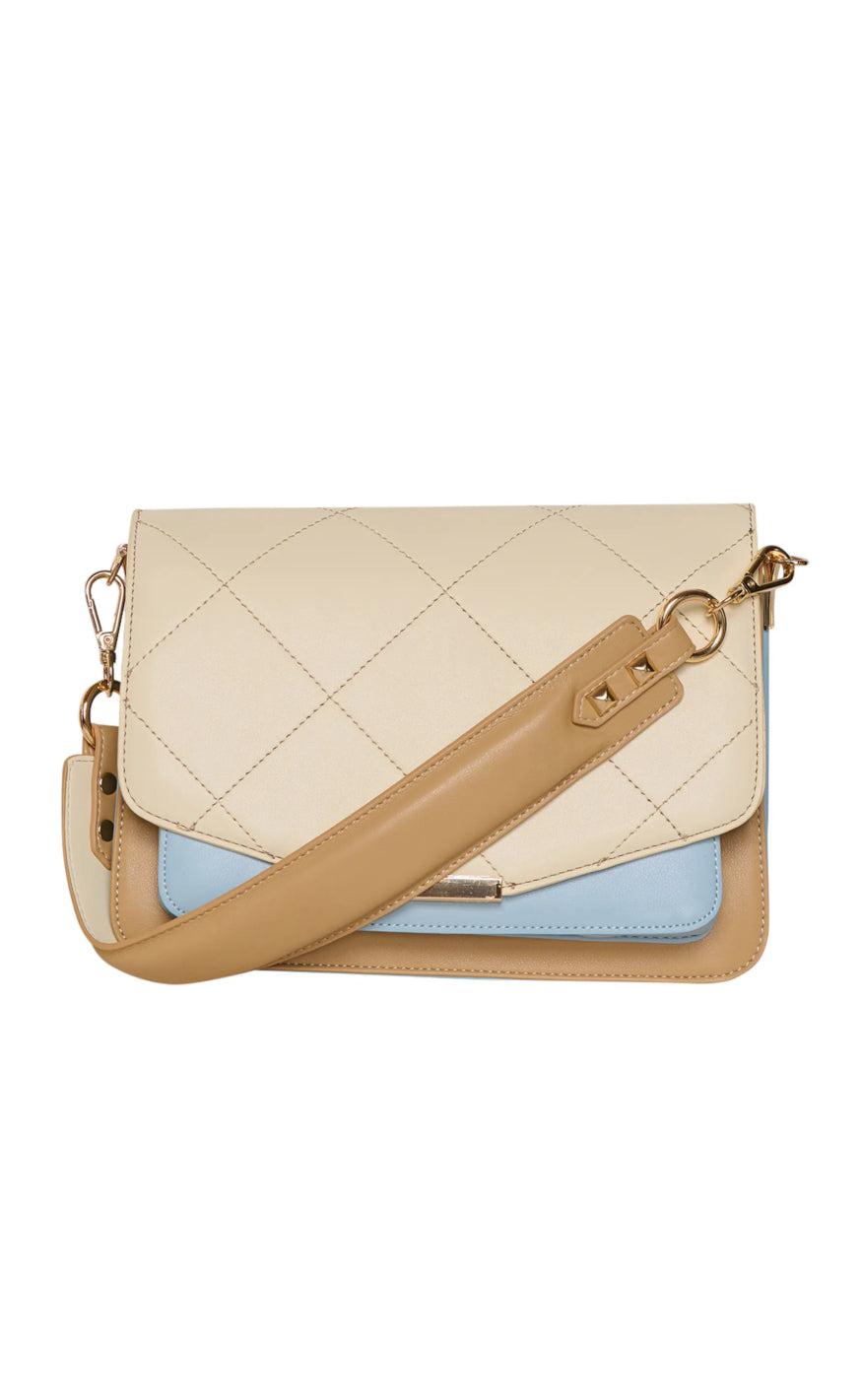 Noella Taske - Blanca Multi Compartment - Offwhite/Light Blue/Camel