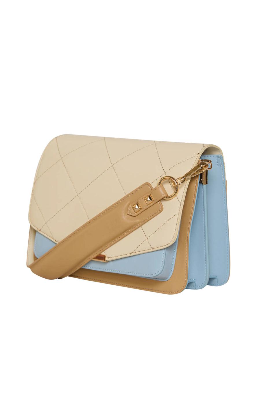 Noella Taske - Blanca Multi Compartment - Offwhite/Light Blue/Camel