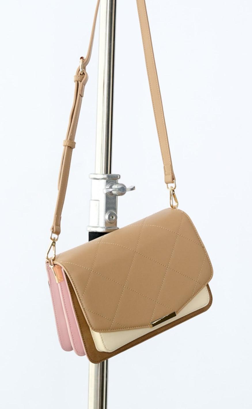 Noella Taske - Blanca Multi Compartment - Taupe/Off White/Rose Mix