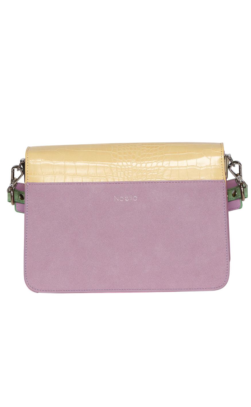 Noella Taske - Blanca Multi Compartment - Yellow Croco/Mint/Purple Mix