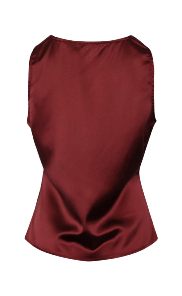 Noella Top - Laurentina - Dusty Mahogany