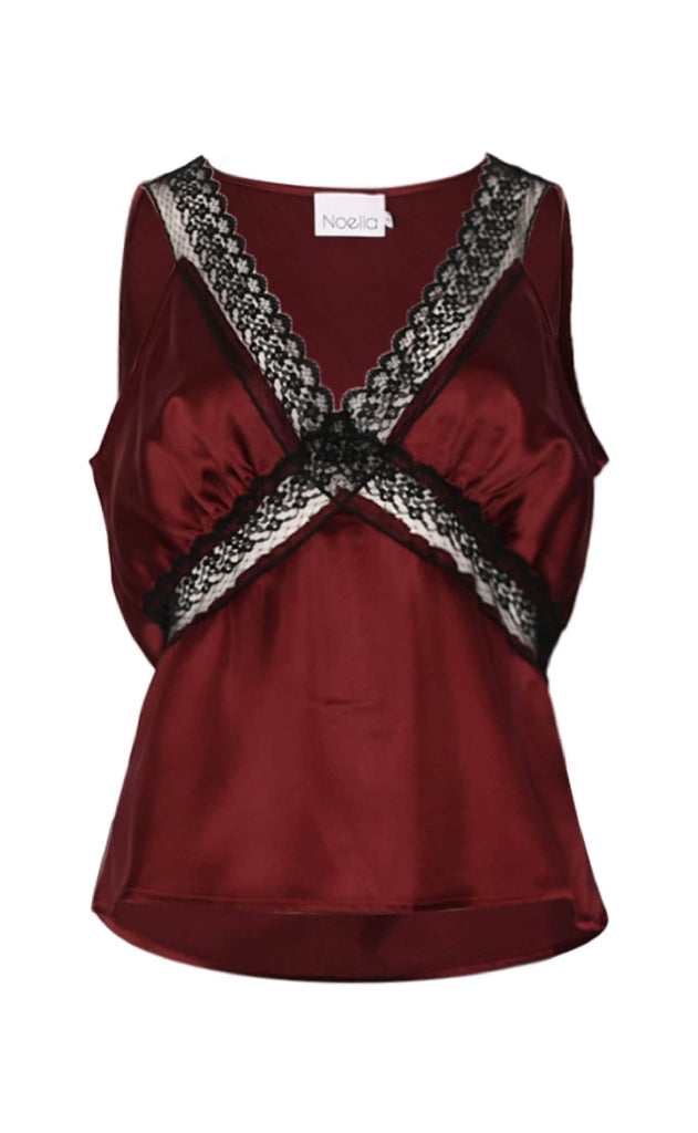 Noella Top - Laurentina - Dusty Mahogany