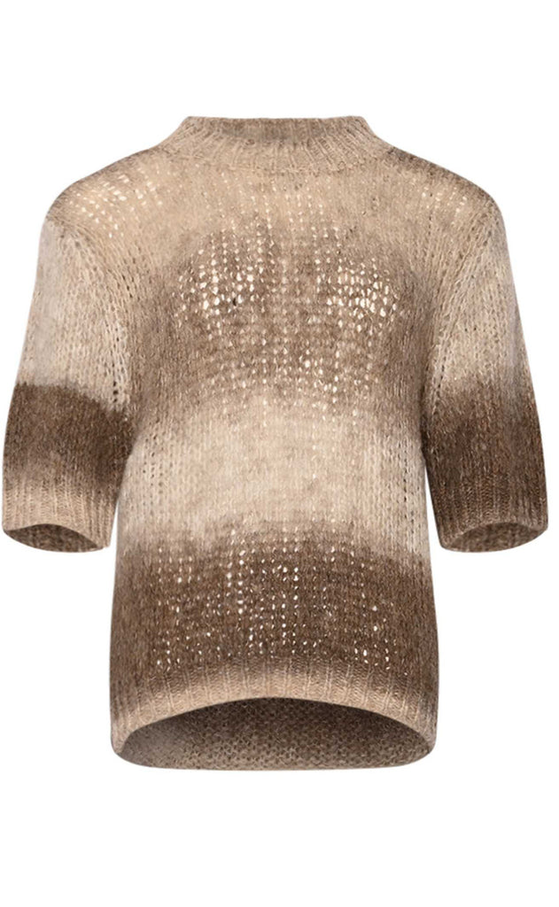 Noella Top - Leana - Beige Sand Combo