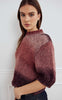 Noella Top - Leana - Brown Red Combo