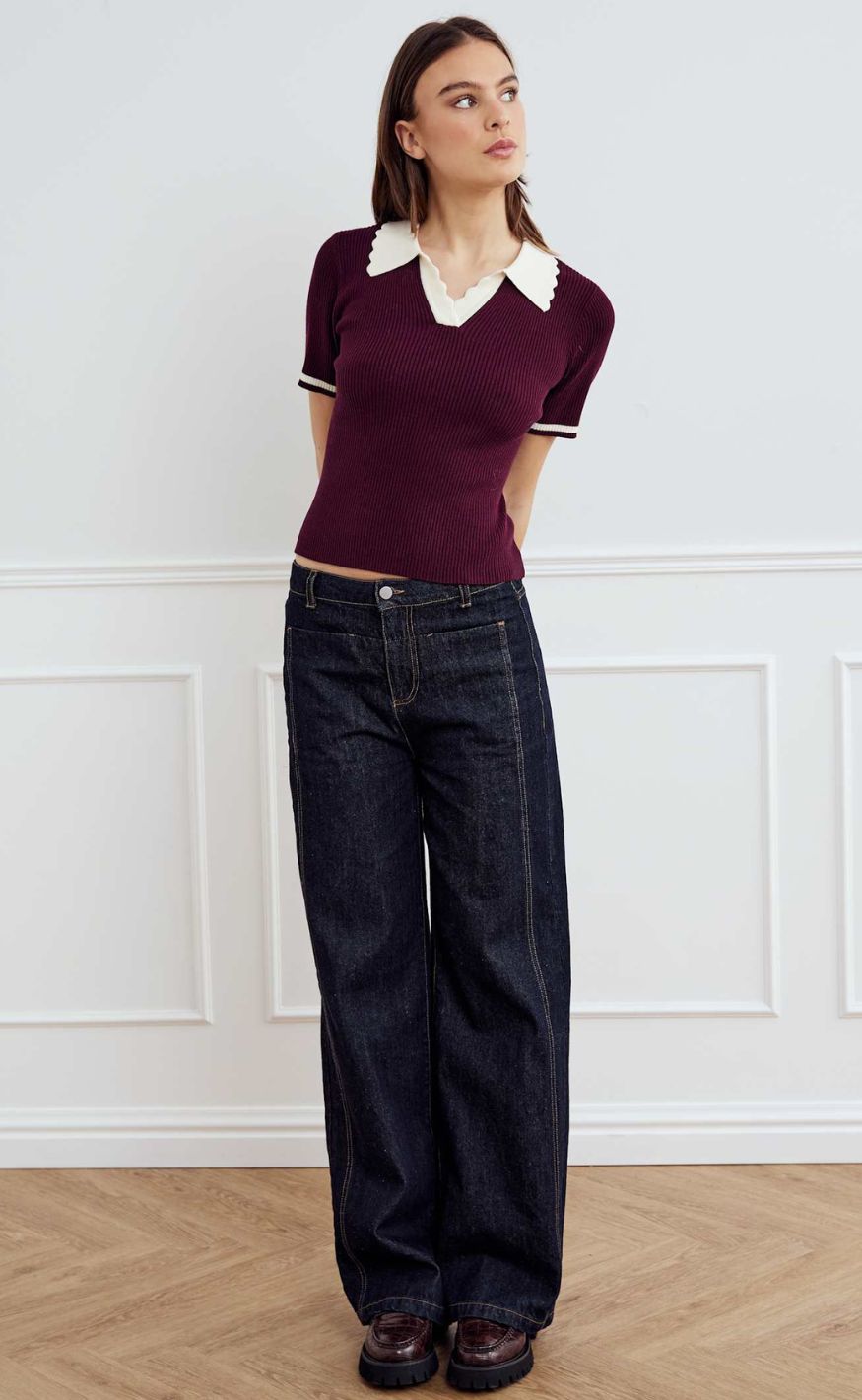 Noella Top - Lilo Polo - Wine Sugar Combo