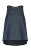 Noella Top - Lindsey - Medium Blue Wash