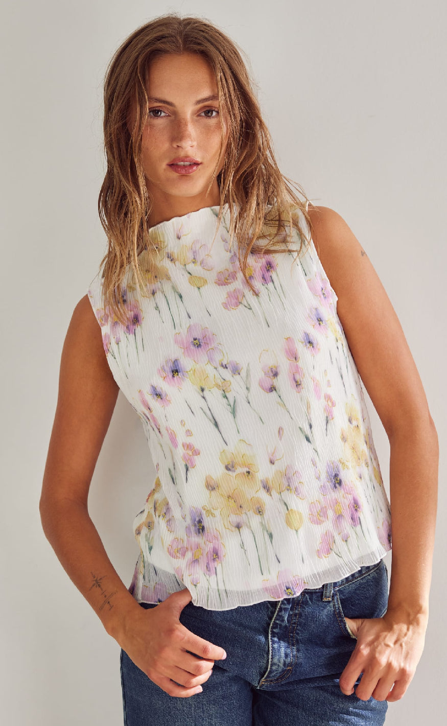 Noella Top - Lola - Tondah Print
