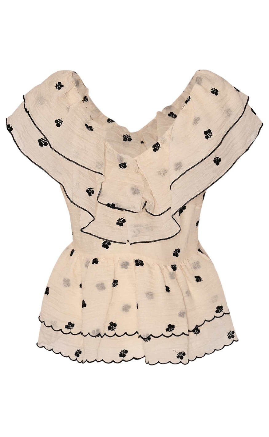 Noella Top - Louisa - Offwhite