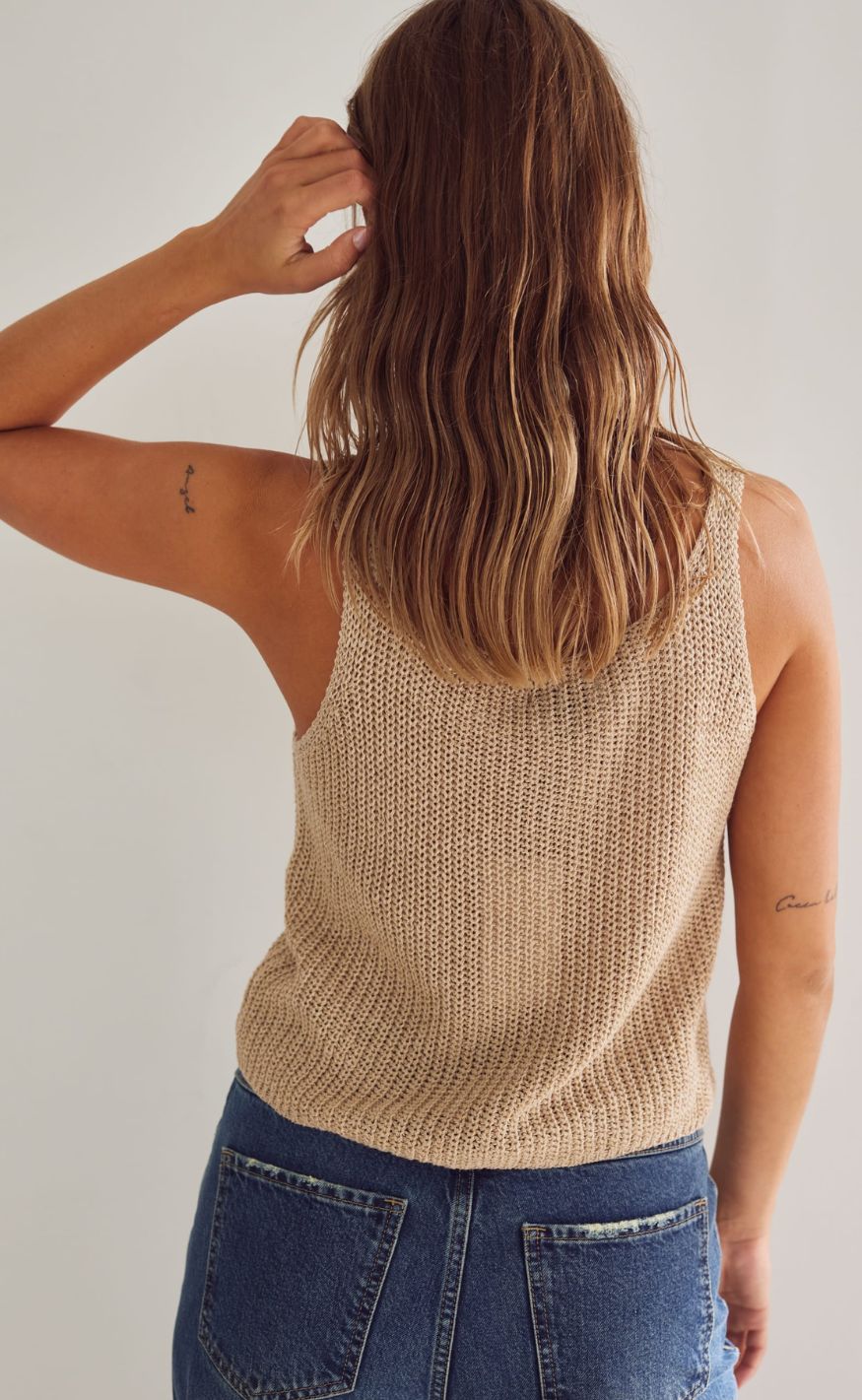 Noella Top - Louisa - Oyster Melange