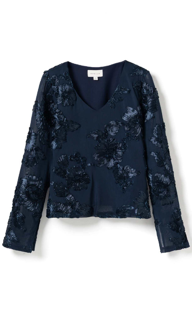 Noella Top - Lucille - Navy
