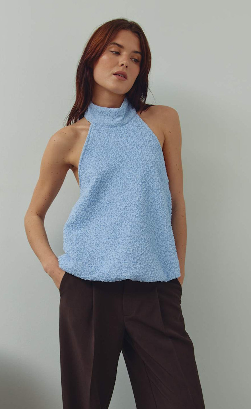 Noella Top - Miranda - Air Blue