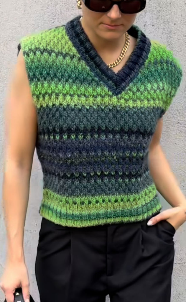 Noella Vest - Gio - Green Mix