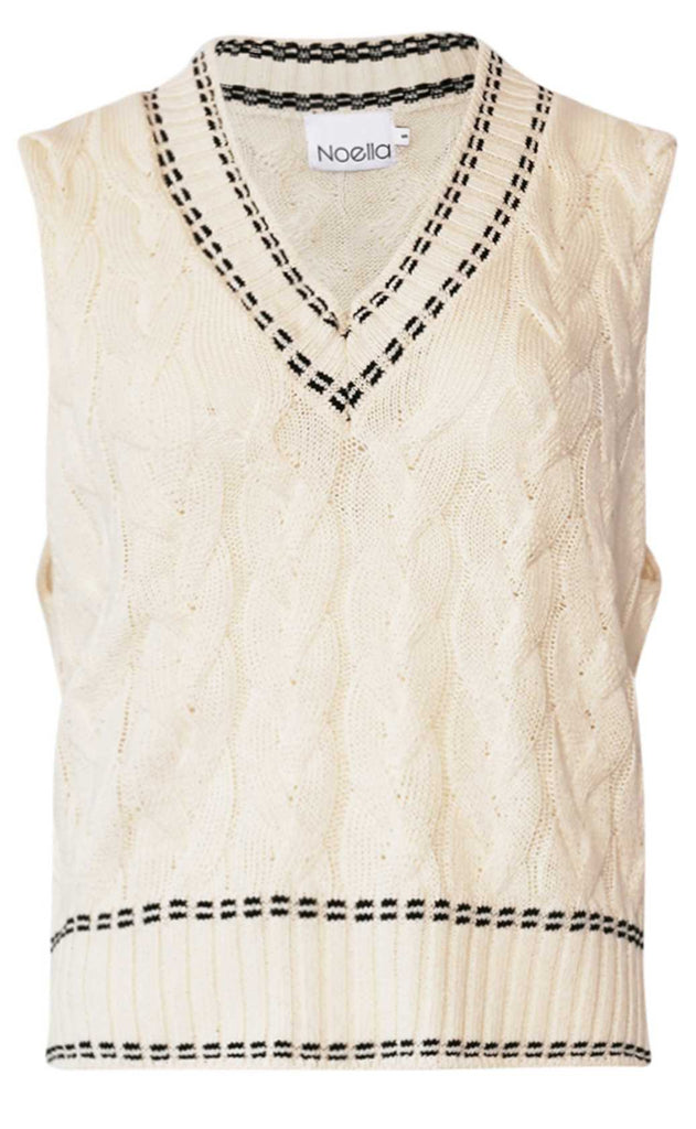 Noella Vest- Gio Knit - Ivory