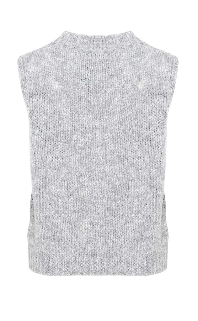 Noella Vest - Kala - Light Grey Melange