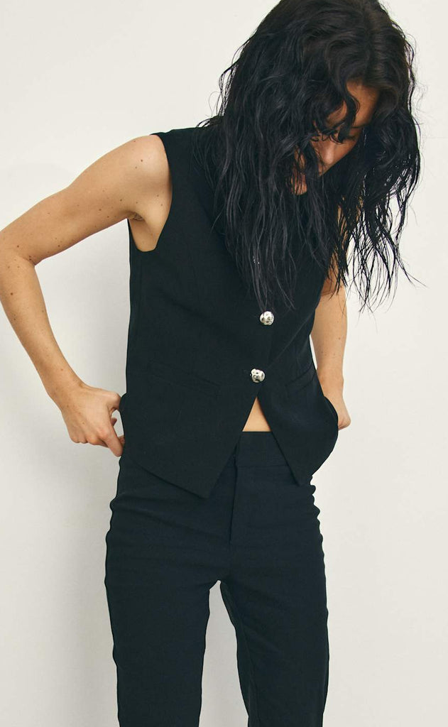 Noella Vest - Lauressa - Black