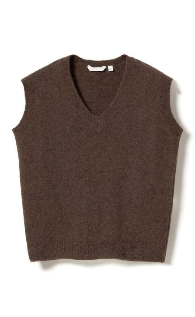 Noella Vest - Leatrice - Dark Brown
