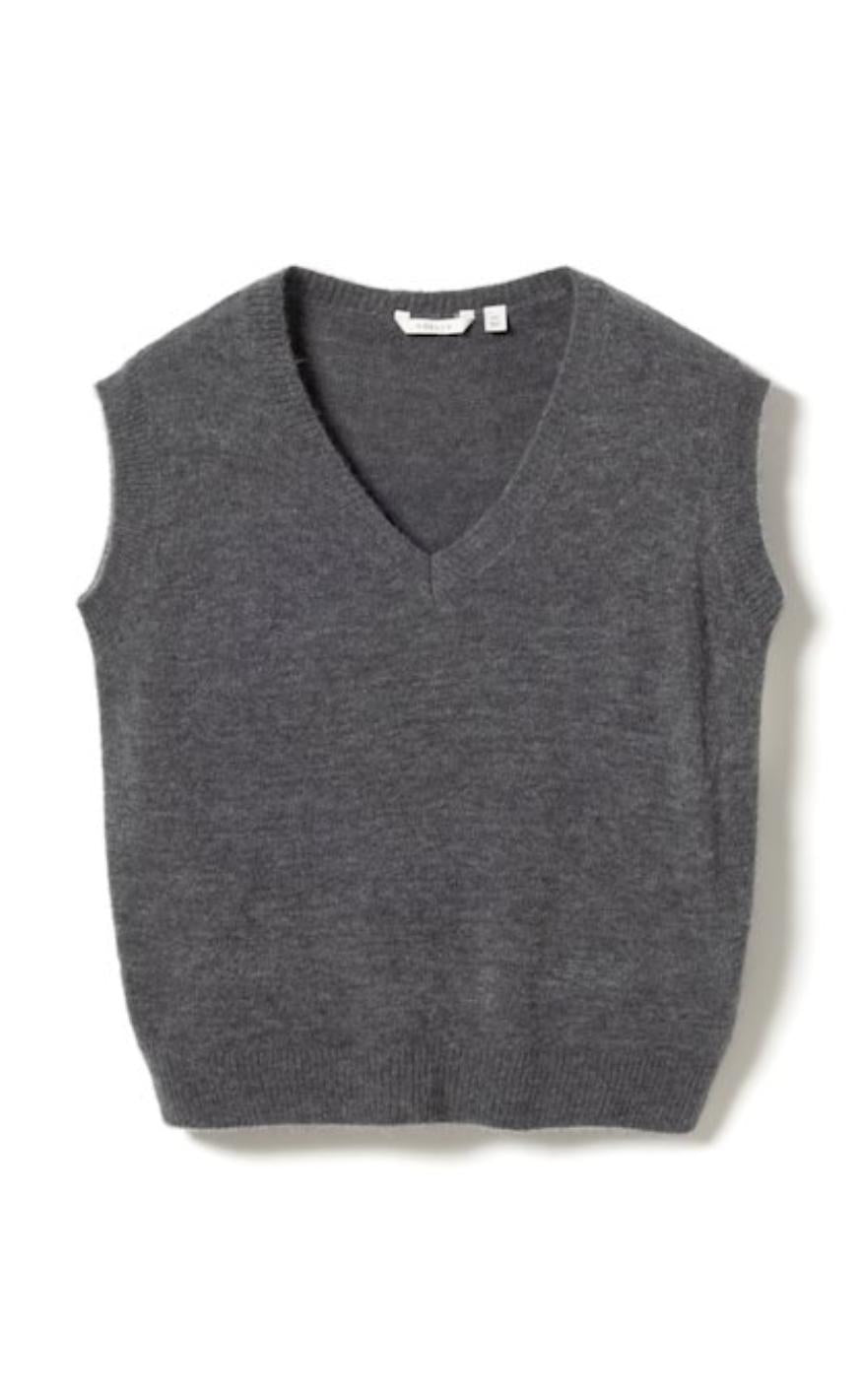 Noella Vest - Leatrice - Dark Grey Melange