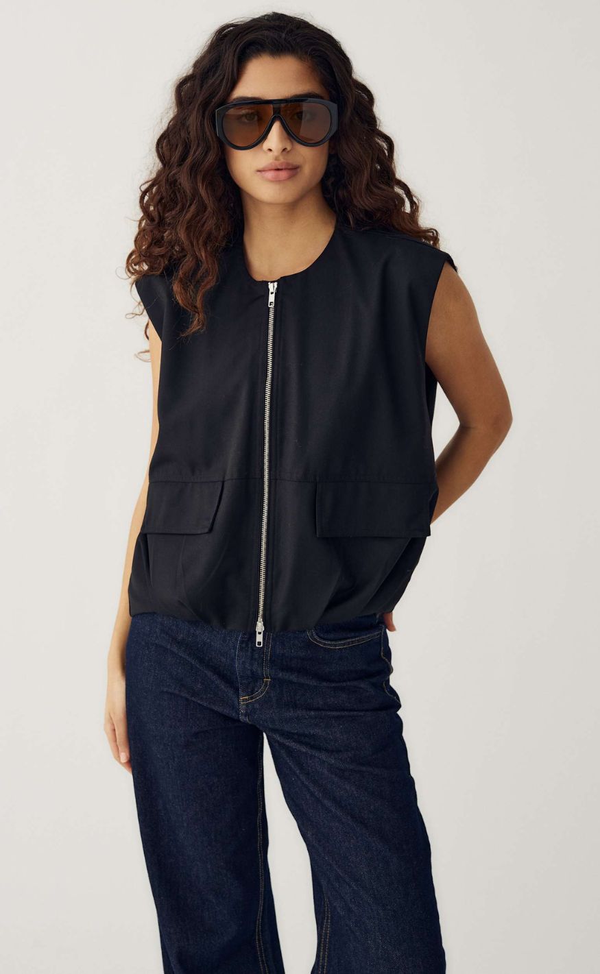 Noella Vest - Melany - Black